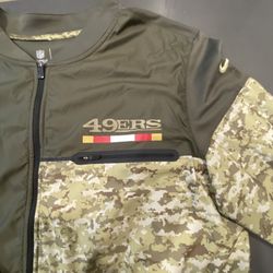 San Francisco 49ers Pullover Nike Lightweight Jacket (L) 