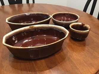 Vintage McCoy Brown Drip Line