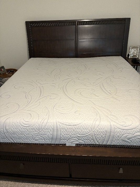 King Size Bed Frame And Mattress