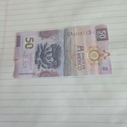 50 Pesos Bill