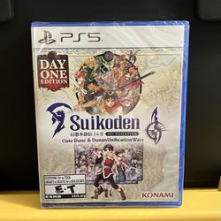 NEW Suikoden I & II Remastered for Sony PlayStation 5 PS5 system One and Two Remaster