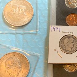 Silver Constitutional Lot 90% And 40% Coins