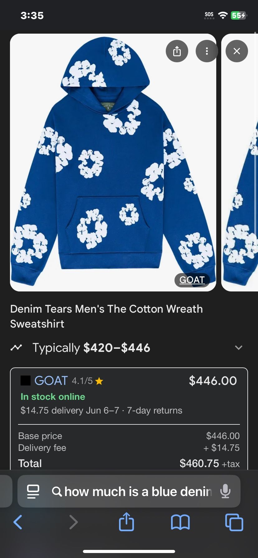 Denim Tear (Blue)