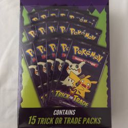 Pokémon Trick Or Trade 15 Packs