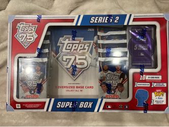 Topps 75 series 2 super box baseball