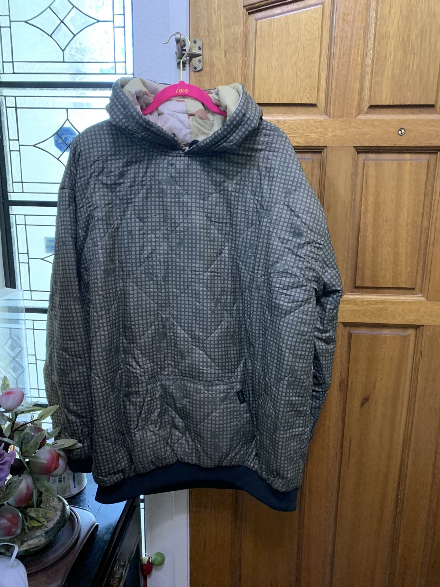 WRMFZY reversible WOOBIE padded camouflage /checked HOODIE DNC DCU 3XL