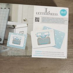 We R Memory Keepers Letterpress Kit – Complete Set 