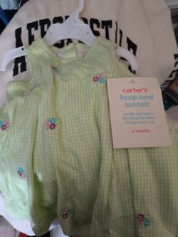 $6 NEW CARTER'S BABY'S OUTFIT SIZE 6 MONTHS