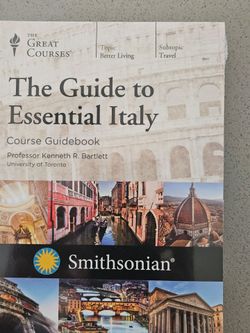 The Great Courses The Guide To Essential Italy Course Guidebook & DVDs