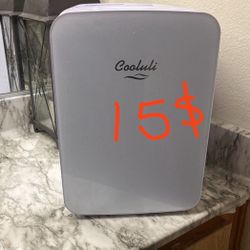 Mini fridge retail price $80 plus tax selling for $15 works perfectly fine. Pick up downtown LA little Tokyo area.