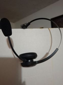 Headphones.
 New