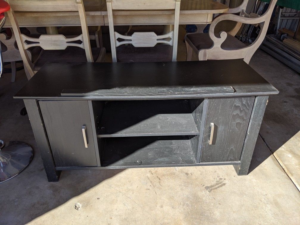 Used Black tv stand