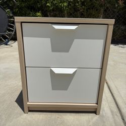 Small 2-Drawer Nightstand / Side Table