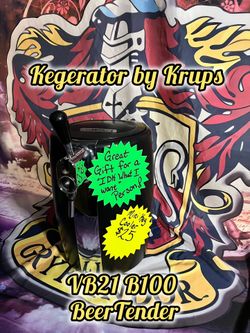 Krups Mini Keg Cooler Christmas Wedding Gift Home Decor Party Yard Sale Halloween Z