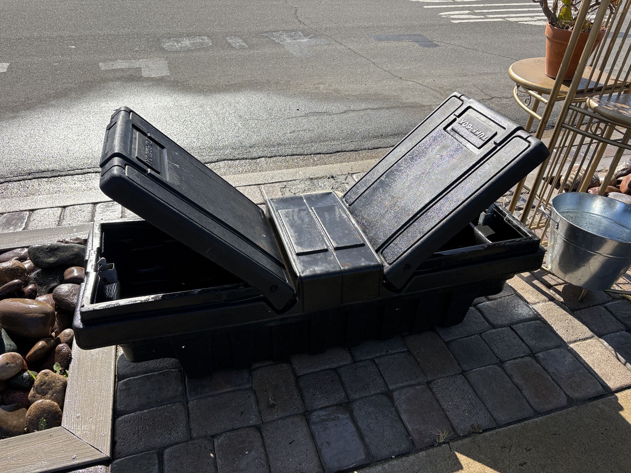 Truck bed tool storage