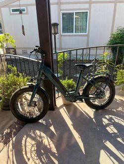 Electric Fat Tire Step-Through E-Bike