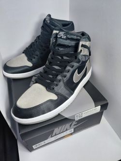Jordan 1 Retro High OG "Satin" Black Grey White. Mens Size 10. Women's Size 11.5  Brand New. With Box.