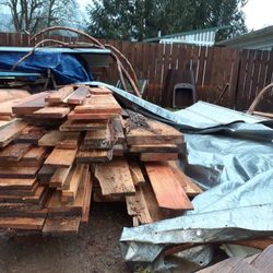 Rough cut lumber