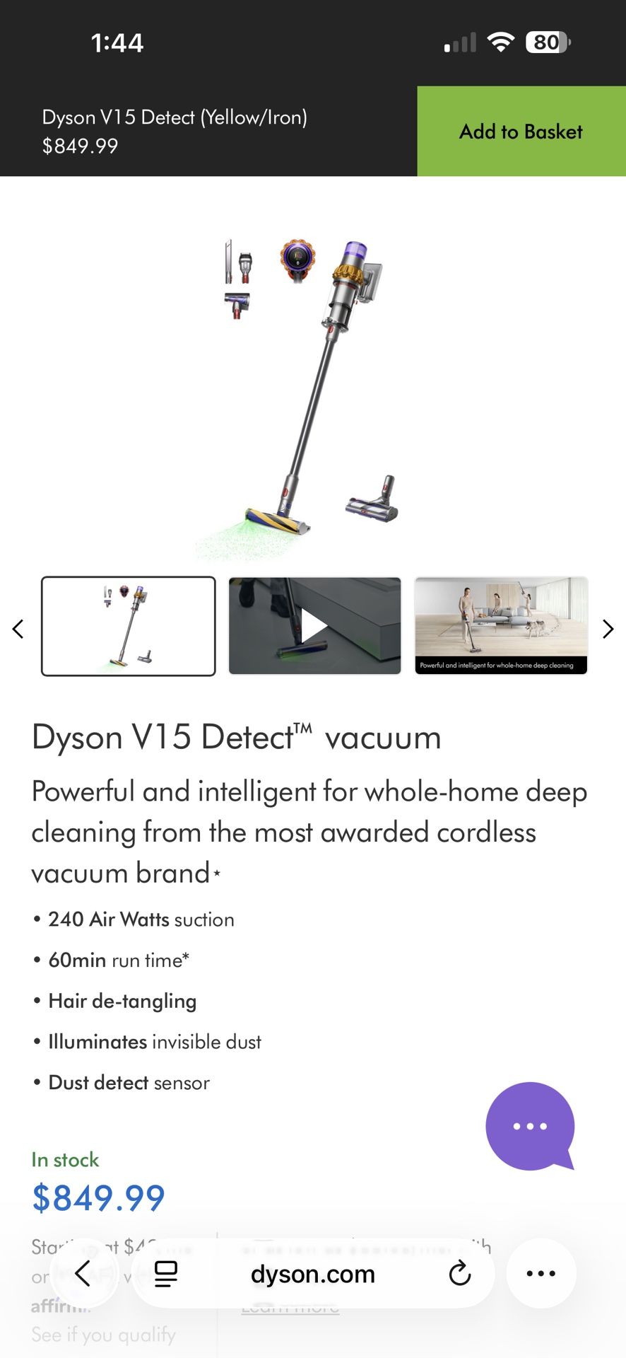 Dyson V15