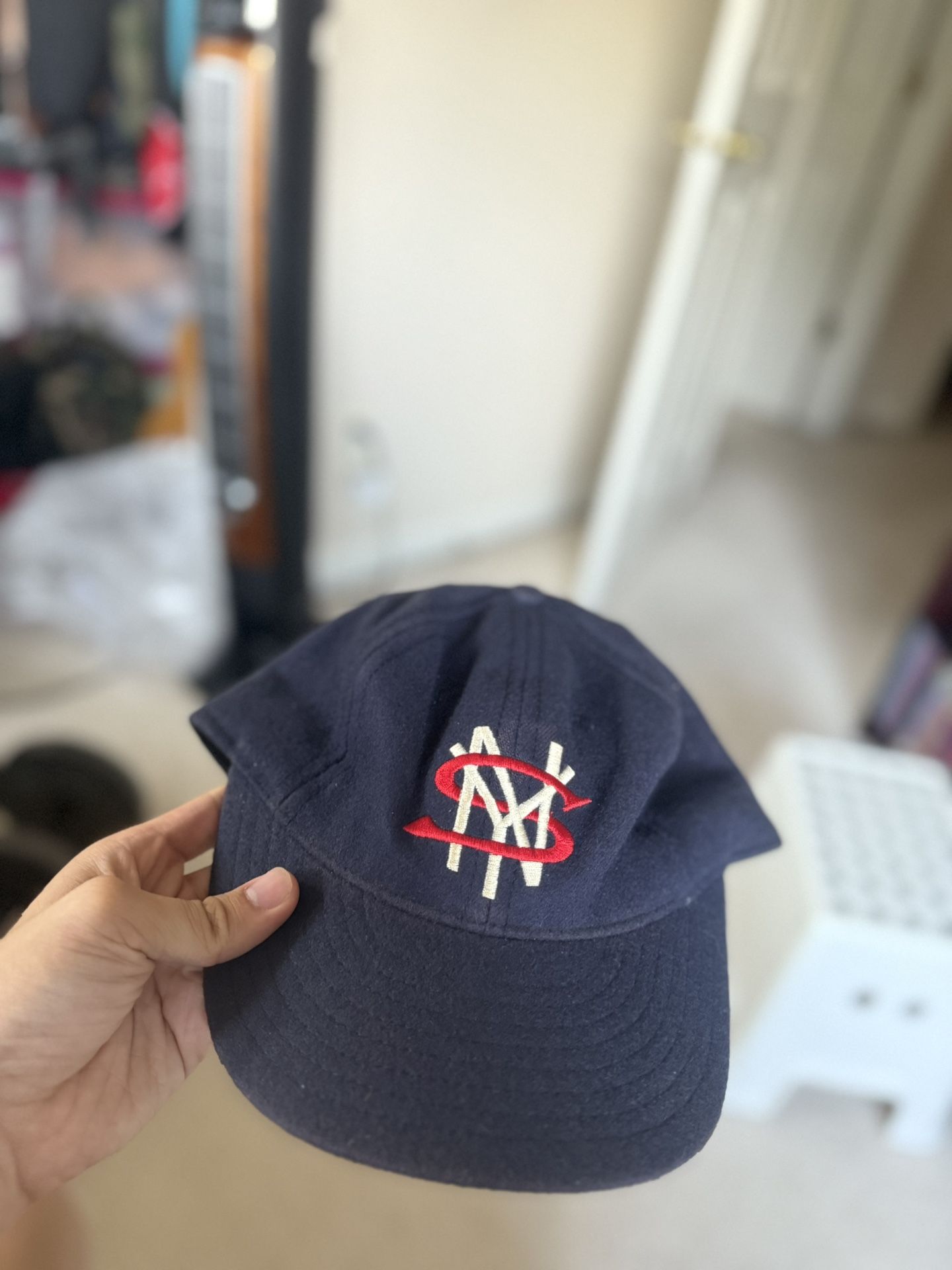 SS11 Supreme x Ebbets Fields Flannels Navy SNY Cap