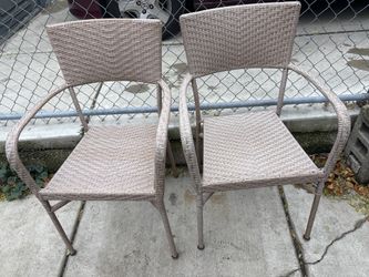 2 Patio Chairs $5 For Both Great Condition