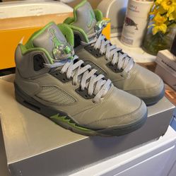 Air Jordan 5 Green Bean 