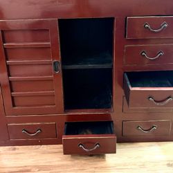 Antique Gorgeous Cabinet TV Stand. Heavy And In Great Condition!