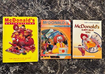 3 McDonald’s Toys Guide Books. **READ BELOW (Johnstown Ohio)
