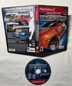 NEED FOR SPEED UNDERGROUND PS2 PLAYSTATION GREATEST HITS CIB COMPLETE VIDEO GAME
