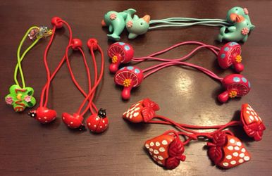 Kids hair piece sets to choose from.