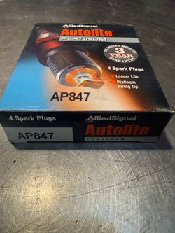 Autolite spark plugs AP847,, 4 pack