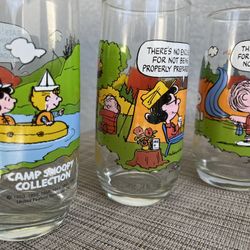 Vintage McDonald’s camp snoopy glasses