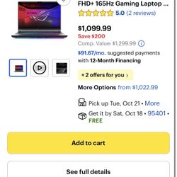 Asus ROG Strix G16 laptop