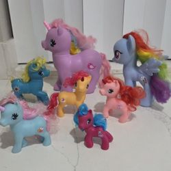 Lot of 7 "My Little Pony" Figures 