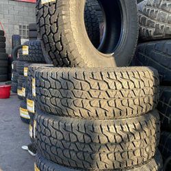 VENDO SET DE 4 LLANTAS NUEVAS P265/70R16 GROUND SPEED