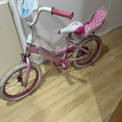 16” Disney’s Princess Bicycle W/ Doll Carriers 