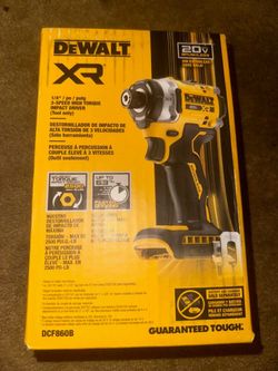 DeWalt 20V MAX XR Cordless Brushless 1/4 in. 3-Speed Impact Driver