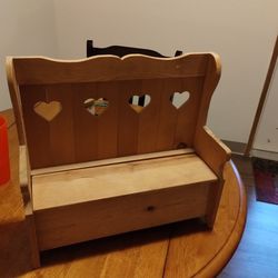 Miniature Bench For Children's Dolls