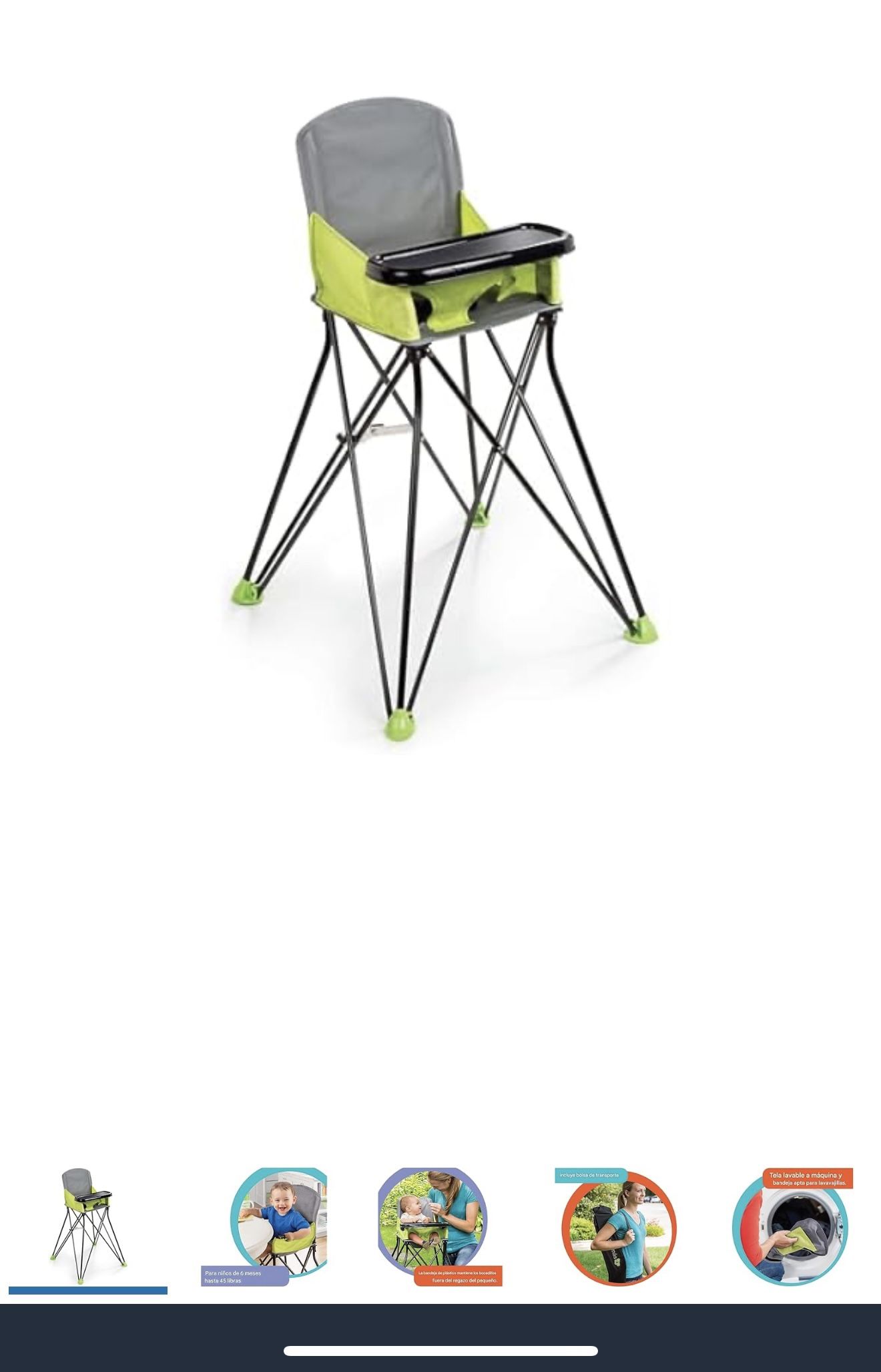Bright Starts Pop ‘n Sit Portable Highchair