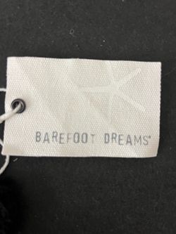 Barefoot Dreams Carbon Black Cozy Chic Tipped Scarf