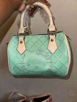 Hello Kitty Mini Barrel Handbag Mint Green