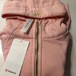 Pink sweater scuba lululemon