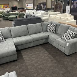 Grey Chaise Sectional
