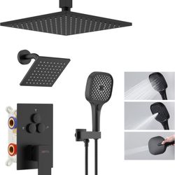 10 inch Shower System Matte Black