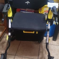 Very good walker, sturdy seat, no scratches or tears