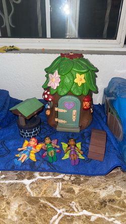 Lakeshore Fairy House Playset with 3 Fairies & Accessories – Good Condition