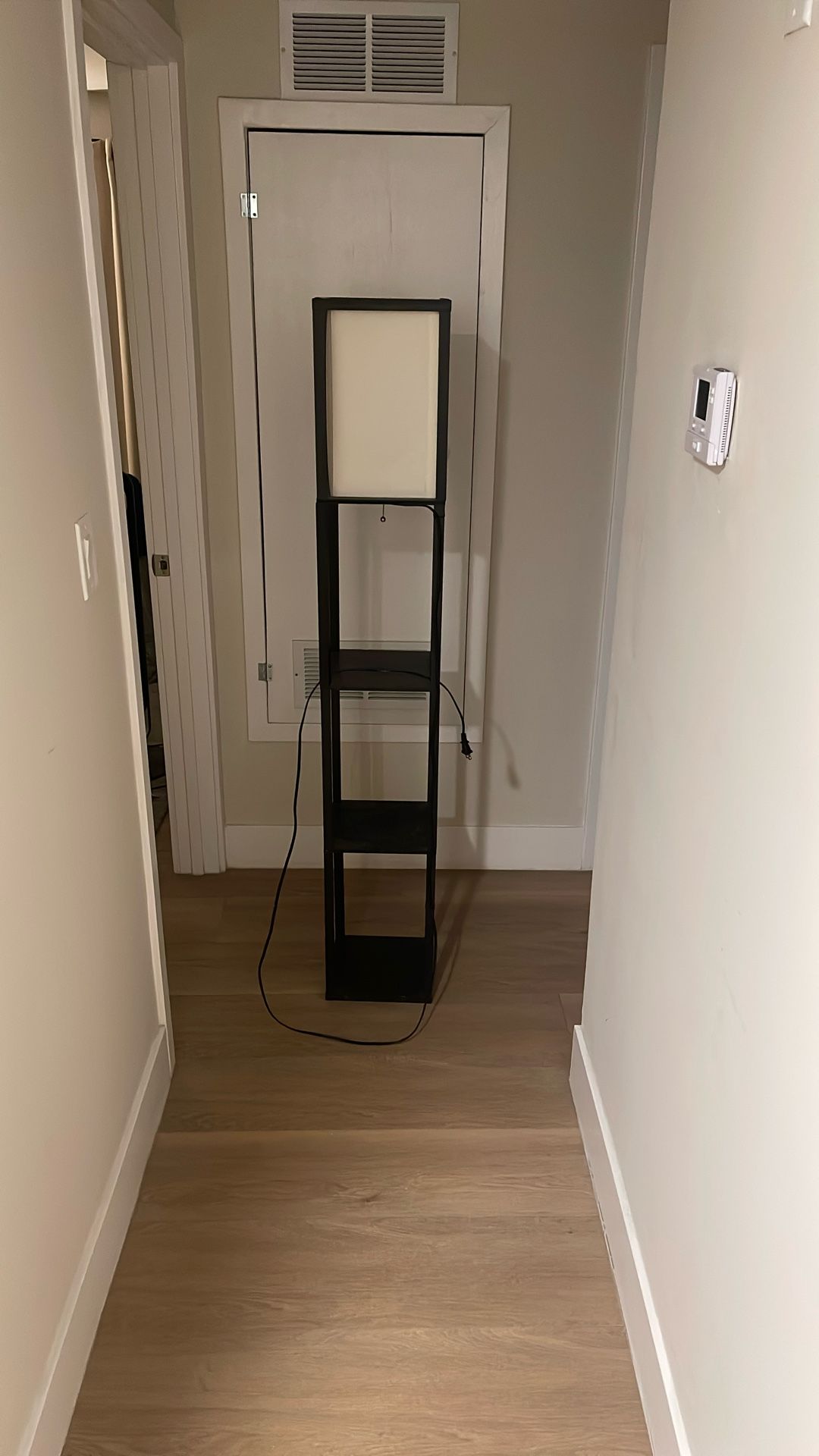 Square Floor Lamp With Shelves