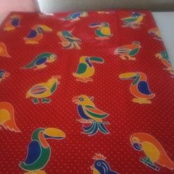 Birds Blanket Baby  Front And Back 31 1/2 X 22 15.00 Home Made No Low Ballers 