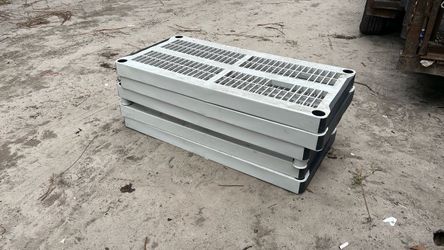 Wire Grid Shelf Panels Set of 5