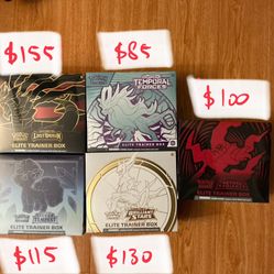 Pokemon Elite Trainer Box Lot